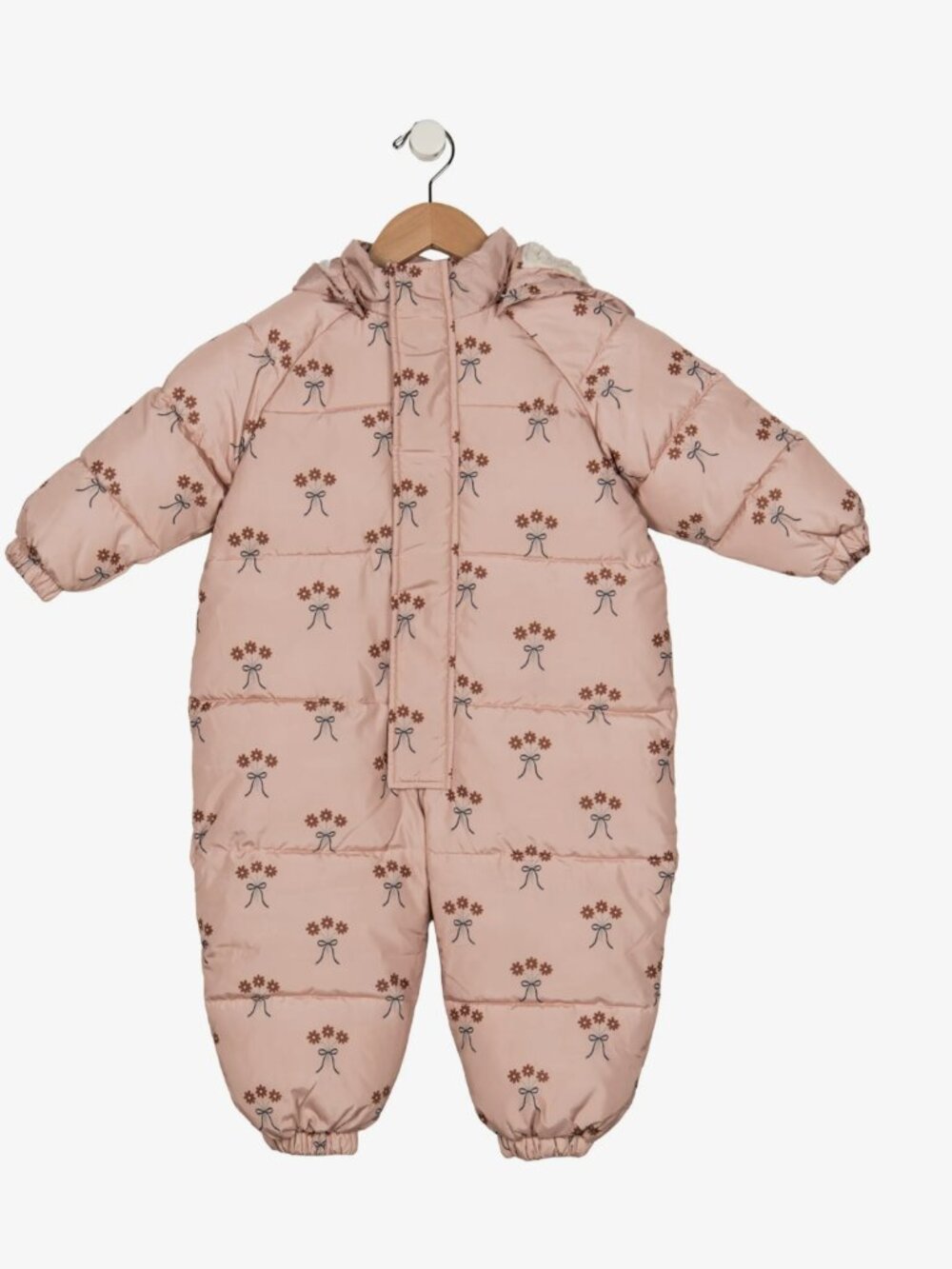 Rylee + Cru Puffer One Piece Snowsuit - Bouquet Size 12-18 Months Toddler